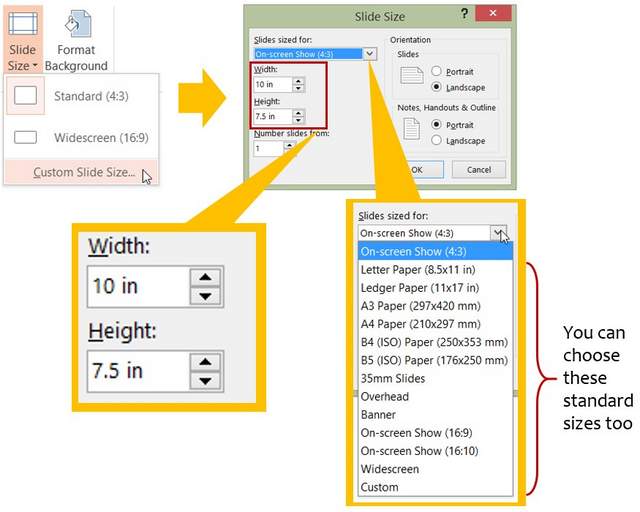 How To Customize PowerPoint Slide Size For Your Design Project