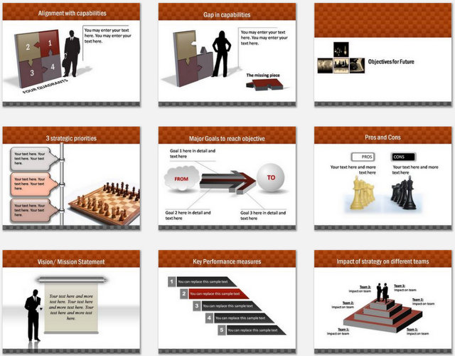 PowerPoint Business Highlights Template