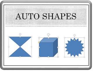 Creating Auto Shapes