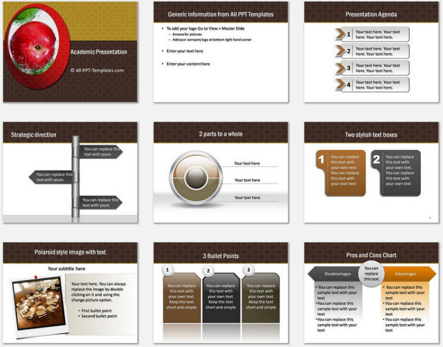 academic template powerpoint
