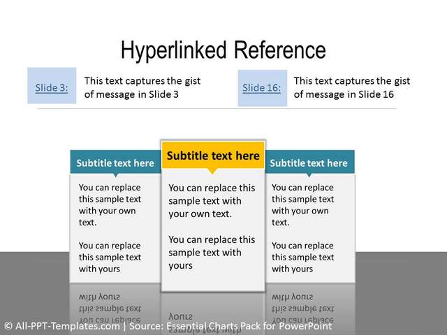 hyperlink in presentation mode