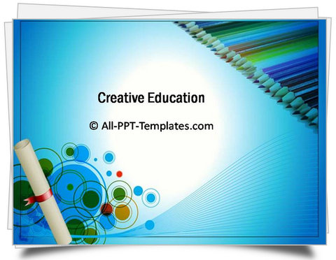 education template powerpoint templates training creative ppt theme related slides background graduation learning presentations provides corporate present including