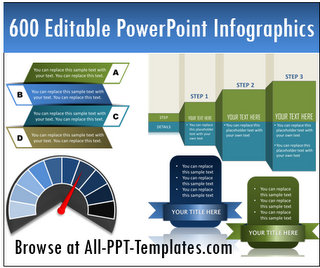 600 Editable PowerPoint Infographics