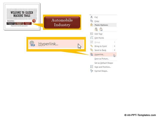 PowerPoint Hyperlink for Interactive Presentation