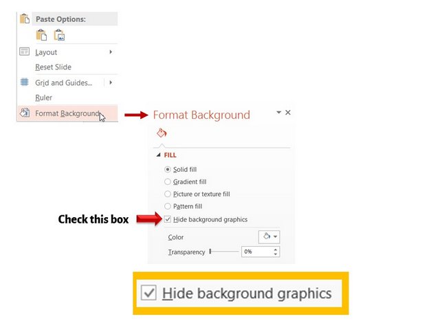 Hide Background Graphics Option