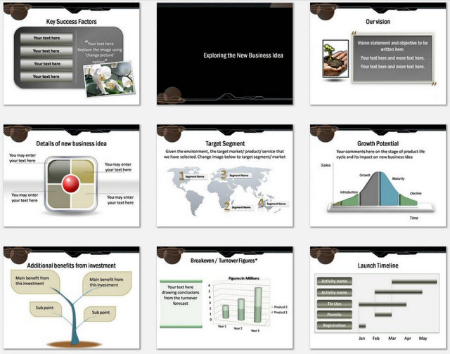 Powerpoint Business Idea Charts 2