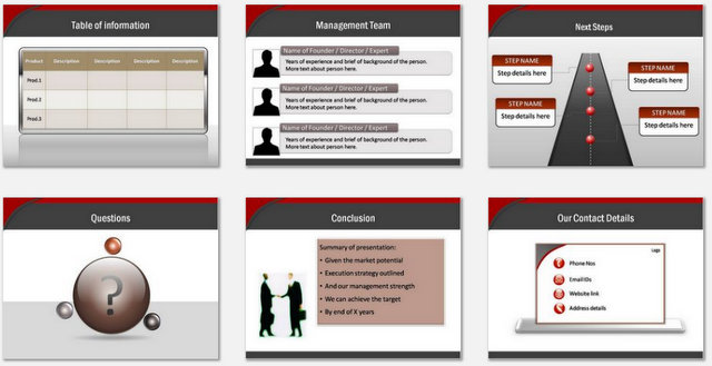 PowerPoint Business Plan Blueprint Charts 3