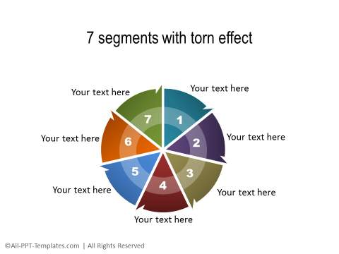 PowerPoint Segmented Circle 17