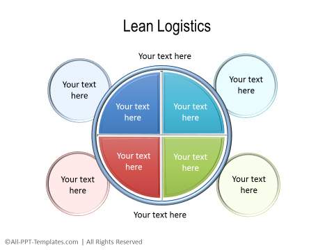 PowerPoint Segmented Circle 18