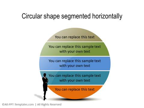 PowerPoint Segmented Circle 20