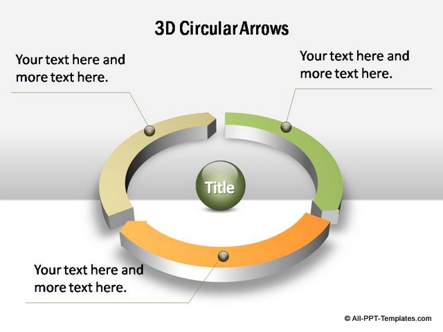 PowerPoint Circular Arrow 01