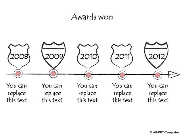 Pptx Hand Drawn Timeline 08