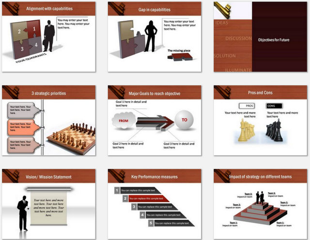 PowerPoint Key Business Idea Charts 02