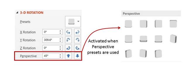PowerPoint Perspective Angle