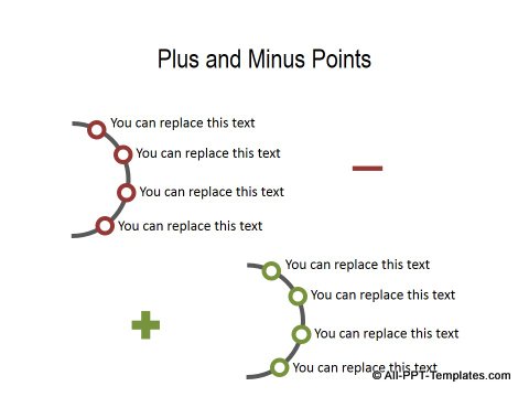 PowerPoint Positive Negative Comparisons 10