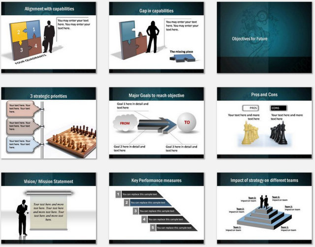 PowerPoint Professional Strategy  Charts 02