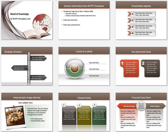 World of Knowledge Pptx Charts 1